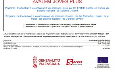 Programa Avalem Joves Plus 2018